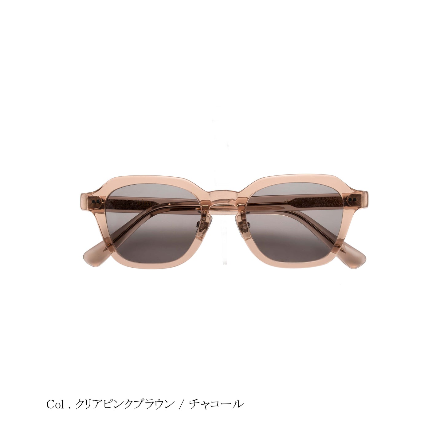 aim-cicada-pk_正面_サングラス_クリアピンクブラウン/チャコール